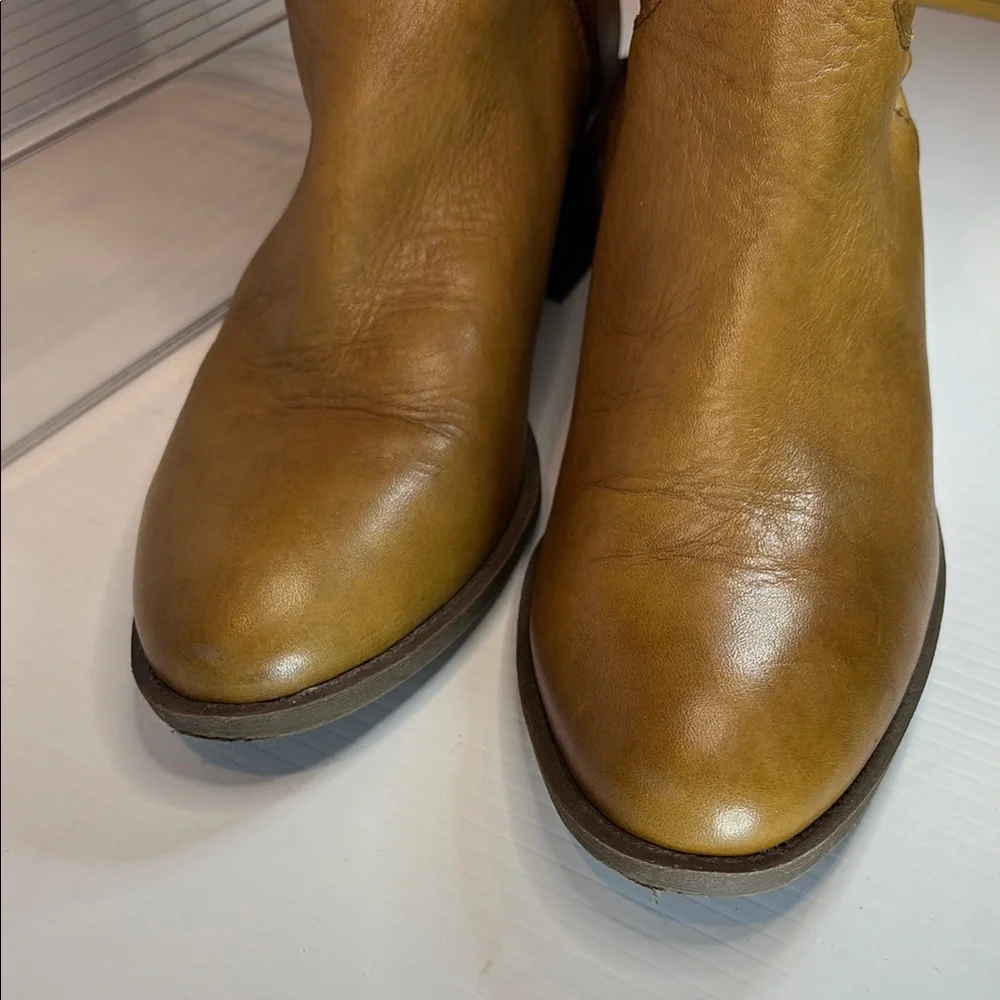 BCBG Women's Tan Leather Knee-High Boots size 10 box‎ 13